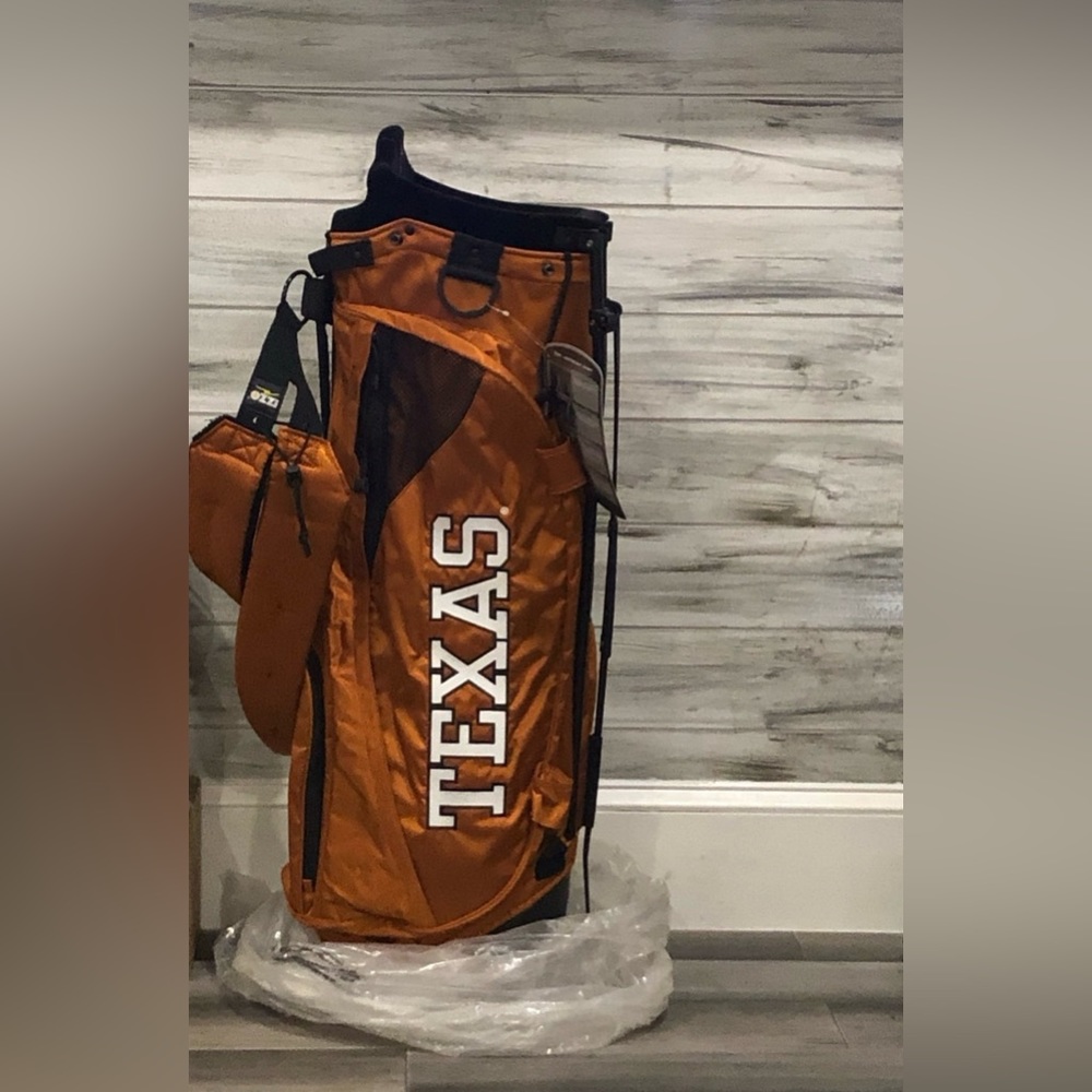 Nike Izzo Texas longhorn fairway stand golf bag - new